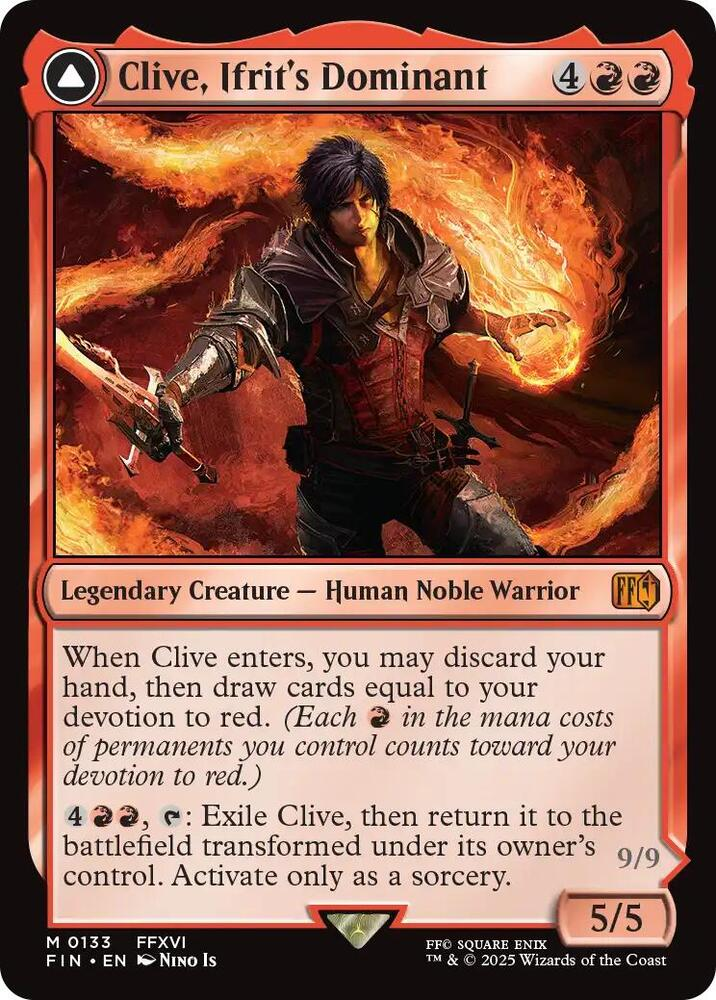 Clive, Ifrits Dominant // Ifrit, Warden of Inferno